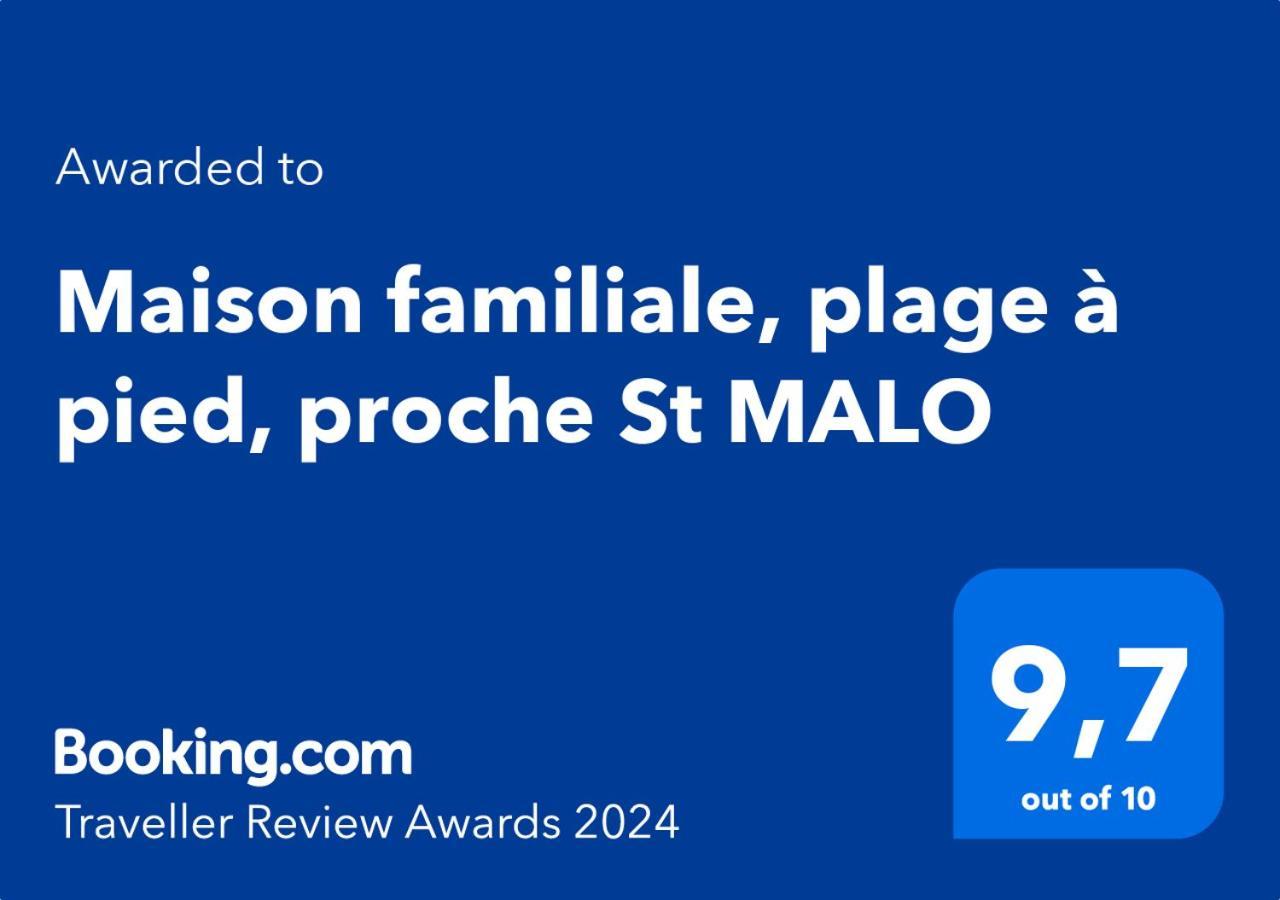 Maison Familiale, Plage A Pied, Proche St Malo Saint-Coulomb Exterior photo